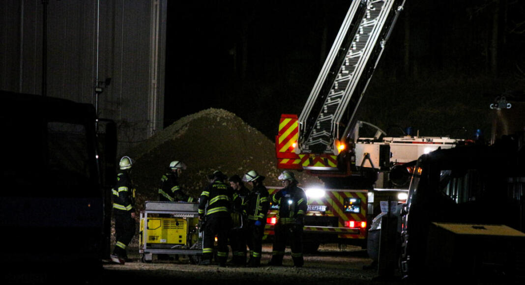 Zug Evakuierung in Mombach