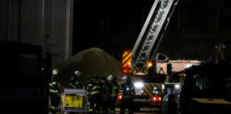 Zug Evakuierung in Mombach