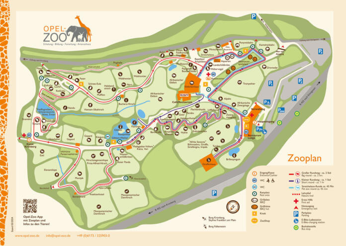 Plan Opel Zoo Kronberg im Taunus
