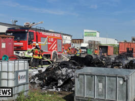 Brand in Bingen-Kempten | Foto: BYC-News | Thorsten Lüttringhaus