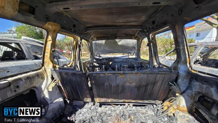 Fahrzeugbrand in Harxheim | Foto: BYC-News | Thorsten Lüttringhaus