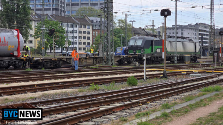 Güterzug am Hauptbahnhof Mainz entgleist | Foto: BYC-News