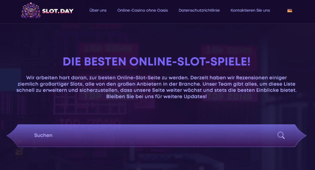Die besten Slot Spiele (Screenshot) | Image Source: slot.day
