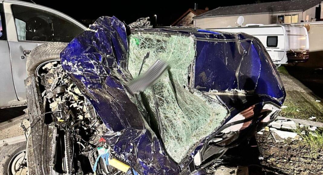 Unfall in Ober-Flörsheim | Foto: Feuerwehr Flörsheim-Dalsheim