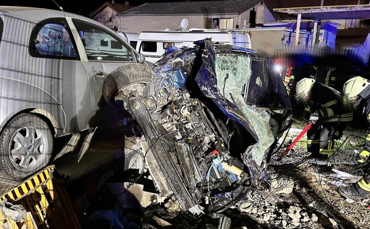 Unfall in Ober-Flörsheim | Foto: Feuerwehr Flörsheim-Dalsheim