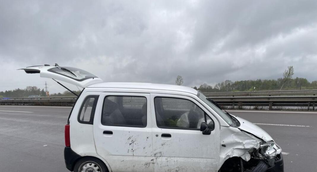 Unfall A6 - Foto Polizei Unfall A6 - Foto Polizei
