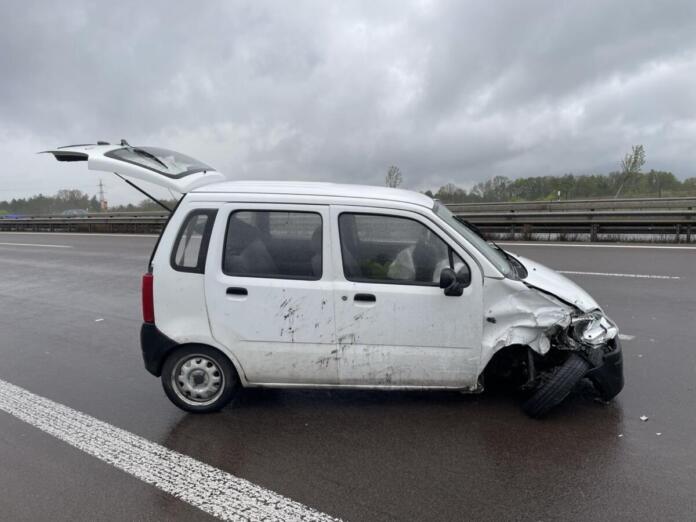 Unfall A6 - Foto Polizei
