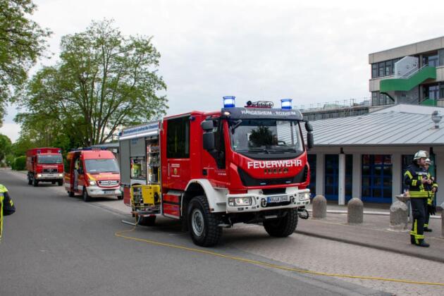 Feuerwehreinsatz an Hargesheimer Schule aus