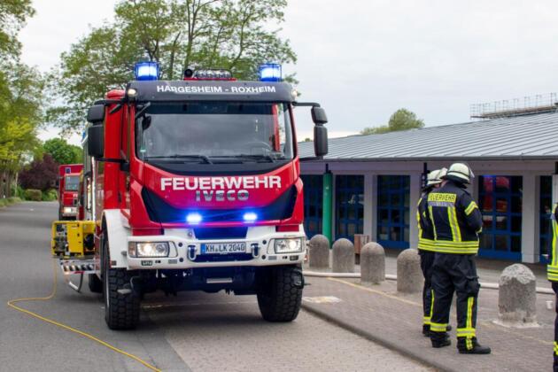 Feuerwehreinsatz an Hargesheimer Schule aus