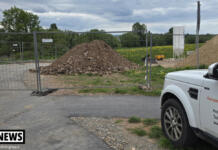 Bombe bei Gensingen gefunden – Kampfmittelräumdienst vor Ort Bombenfund in Gensingen | Foto: BYC-News | Thorsten Lüttringhaus