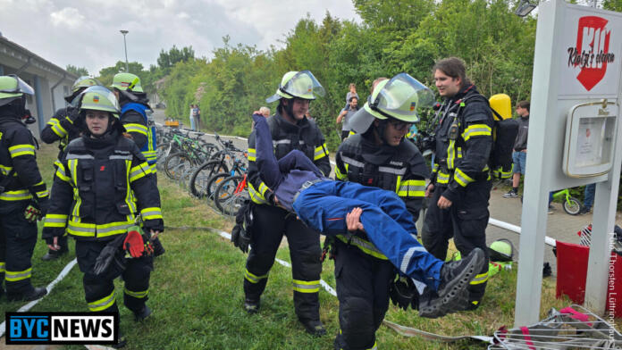 Übung der Feuerwehr Mainz-Drais | Foto: BYC-News | Thorsten Lüttringhaus