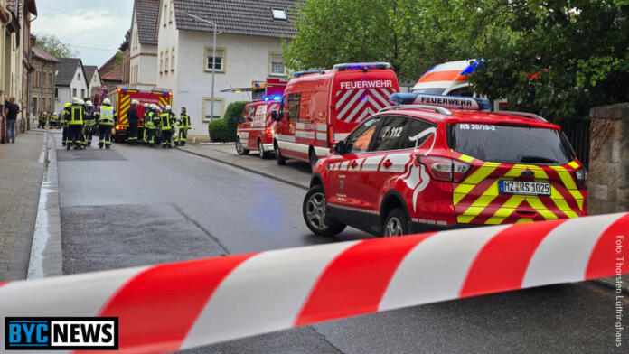 Explosion in Undenheim | Foto: Thorsten Lüttringhaus | BYC-News