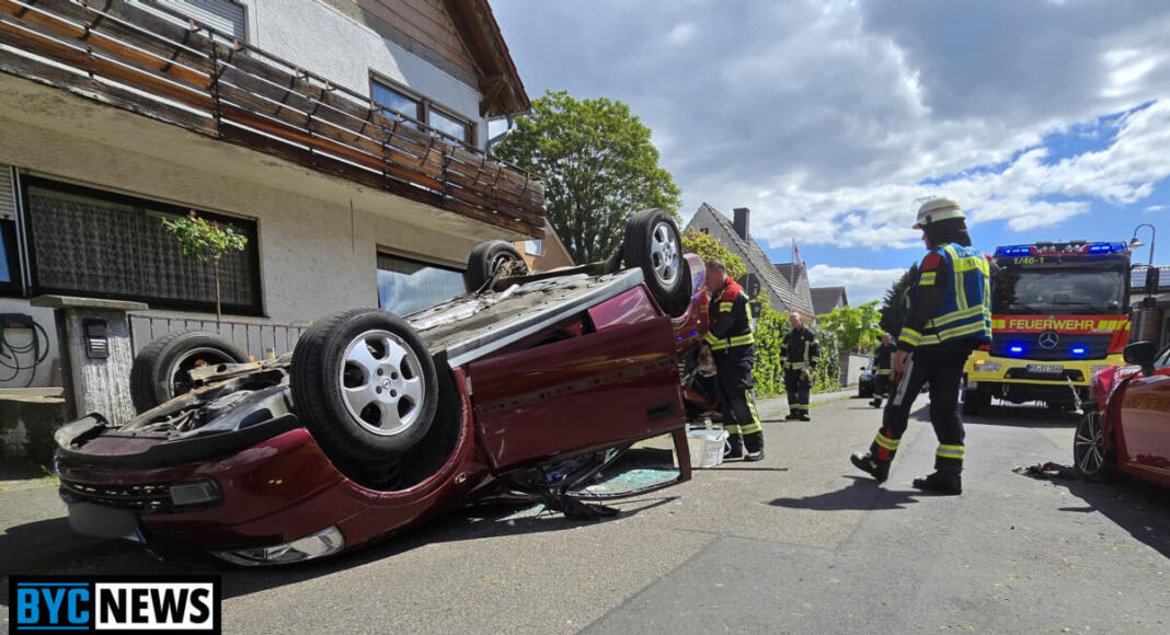 Unfall in Ingelheim | Foto: BYC-News | Thorsten Lüttringhaus