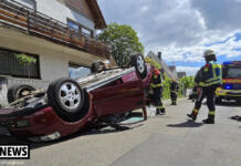 Unfall in Ingelheim – Rettungshubschrauber im Einsatz Unfall in Ingelheim | Foto: BYC-News | Thorsten Lüttringhaus