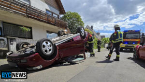 Unfall in ingelheim | foto: byc-news | thorsten lüttringhaus