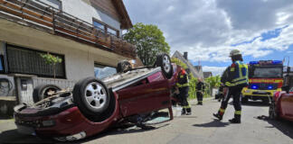 Unfall in Ingelheim | Foto: BYC-News | Thorsten Lüttringhaus