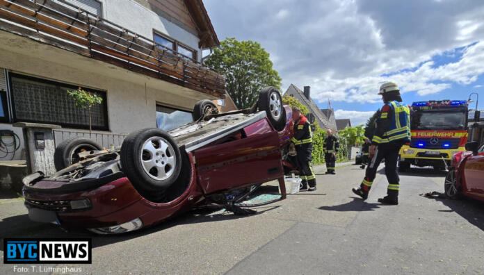 Unfall in Ingelheim | Foto: BYC-News | Thorsten Lüttringhaus