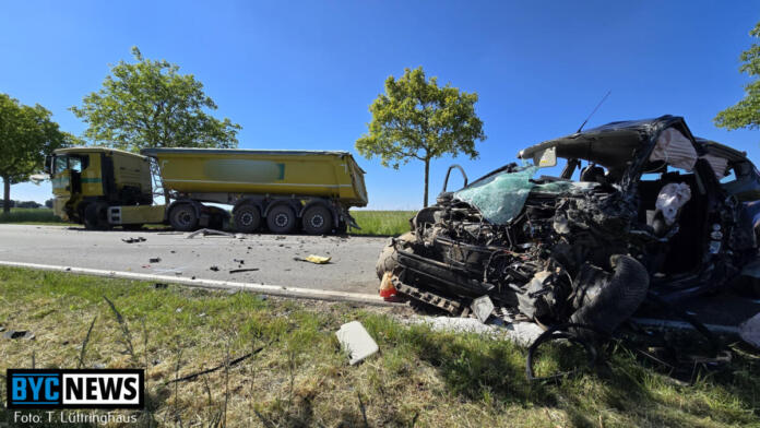 Unfall zwischen Alzey und Morschheim | Foto: BYC-News | Thorsten Lüttringhaus
