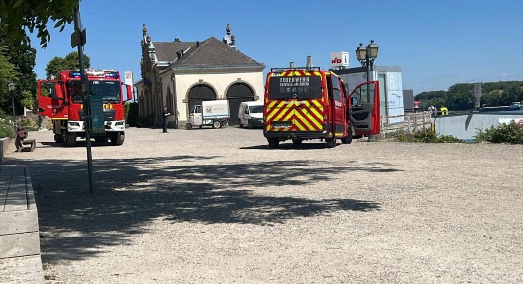 Wasserrettung zwischen Eltville und Ginsheim