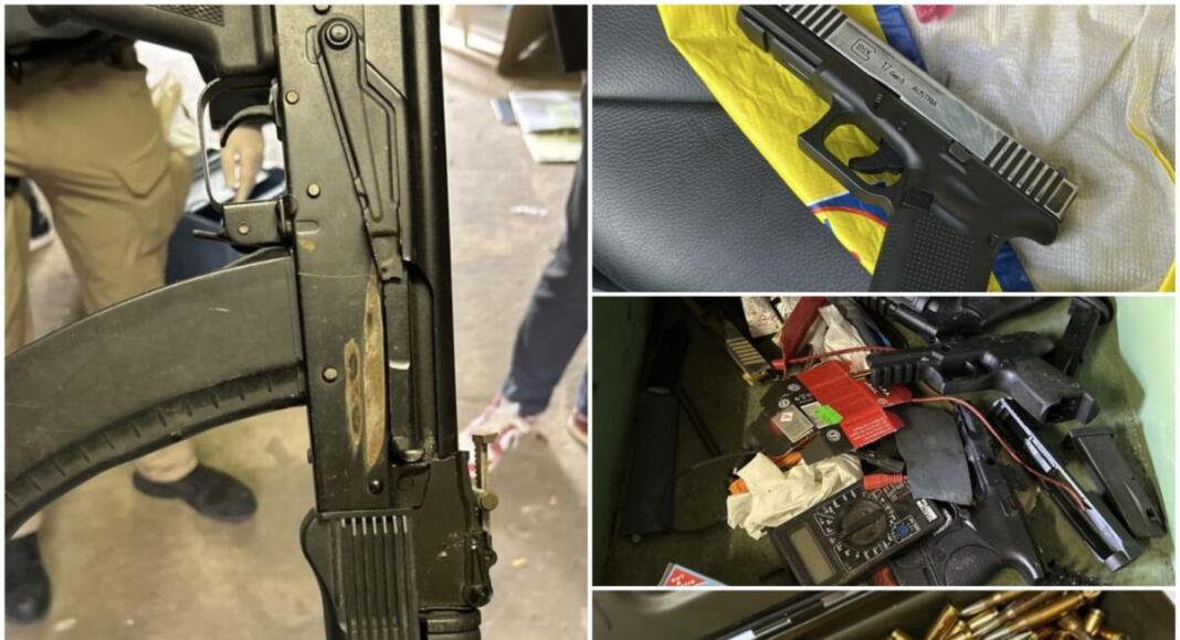 Polizei Hessen - Waffenarsenal sichergestellt