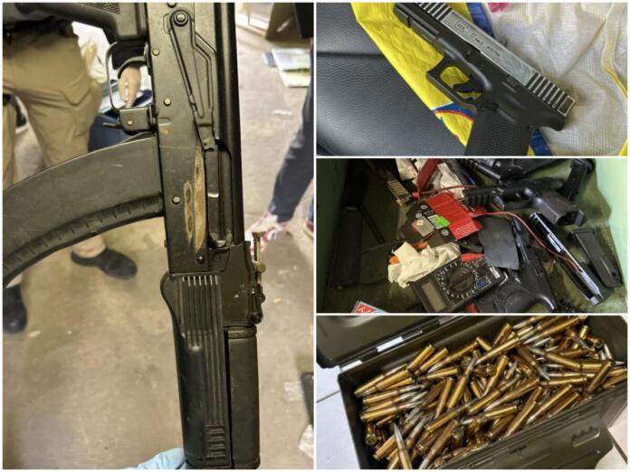Polizei Hessen - Waffenarsenal sichergestellt