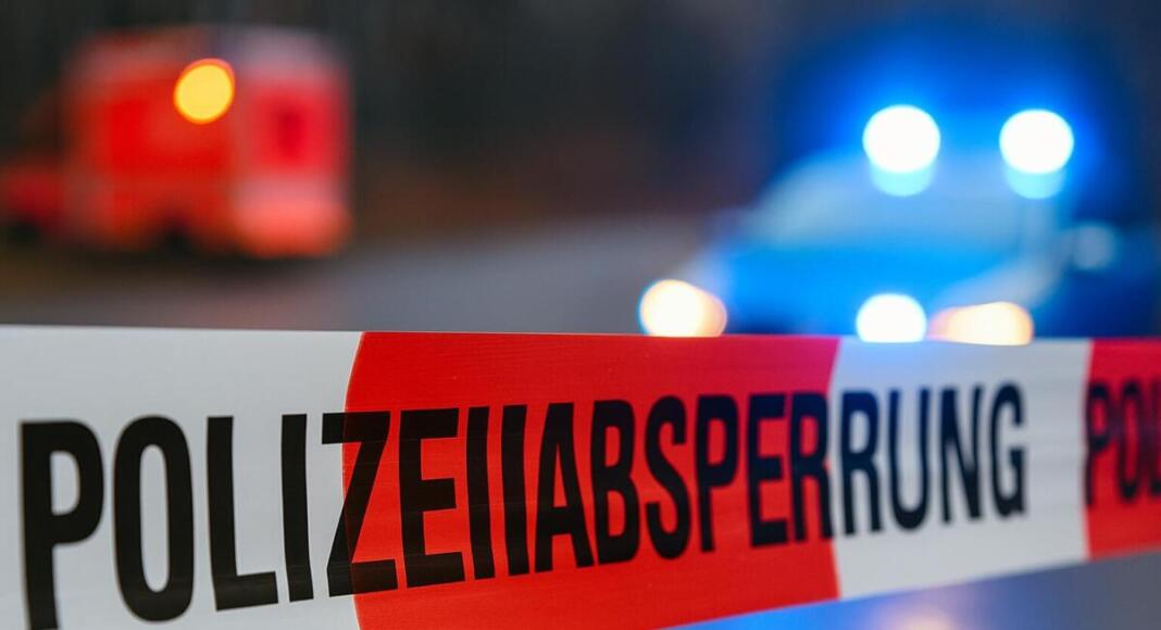 Polizeiabsperrung Saarstraße