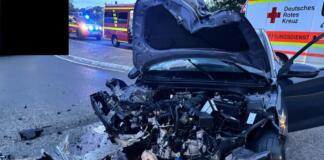 Schwerer Unfall in Hackenheim bei Bad Kreuznach