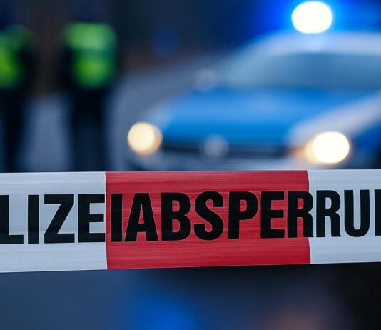 Polizeiabsperrung