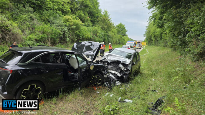 Unfall zwischen Albig und Alzey | Foto: BYC-News | Thorsten Lüttringhaus