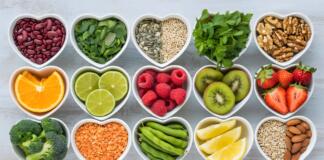 Gesunde Snacks, Obst, Gemüse, Nüsse