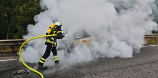 Fahrzeugbrand B41