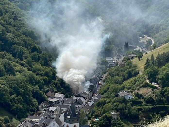 Brand in Bacharach