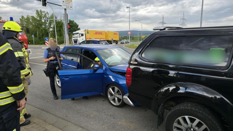 Unfall in Budenheim
