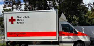 Ausgemustertes Fahrzeug vom DRK Nieder-Olm