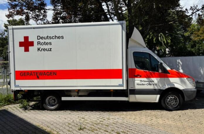 Ausgemustertes Fahrzeug vom DRK Nieder-Olm