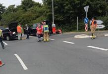 Unfall auf der L432 in Nieder-Olm Unfall L432 Nieder-Olm