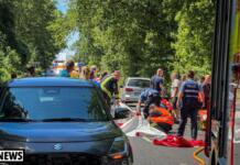 Vollsperrung nach schwerem Unfall zwischen Budenheim und Heidesheim Unfall