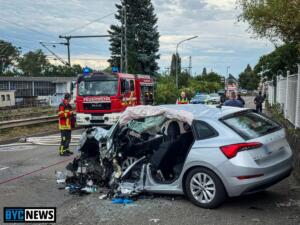 Mehrere verletzte nach frontalzusammenstoß in bingen Unfall in bingen | foto: byc-news