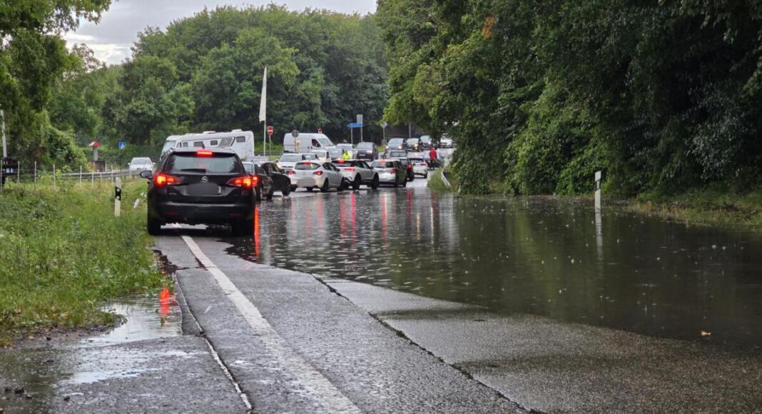 Überschwemmung in Nieder-Olm