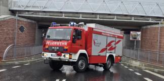 Überschwemmung und Sperrung in Nierstein