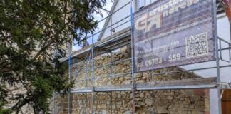 Sanierung Uhrturmmauer Oppenheim