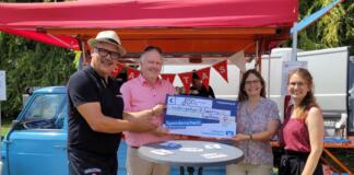 Spendenübergabe in Ingelheim