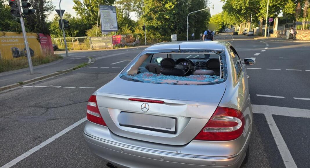 Unfall in Mainz-Weisenau