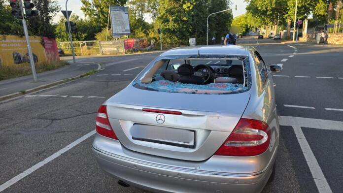 Unfall in Mainz-Weisenau