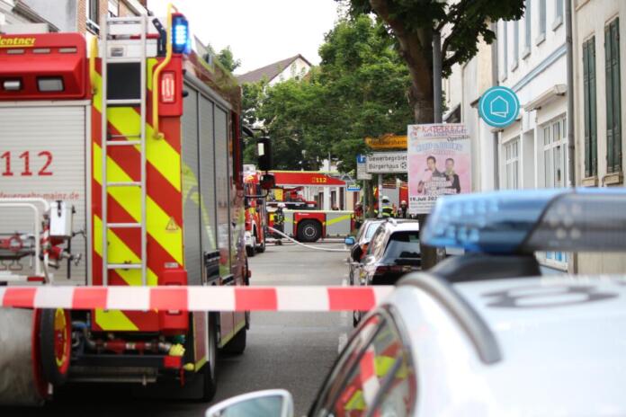 Brand Mainz-Hechtsheim