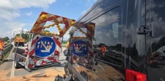 Unfall A60 Heidenfahrt