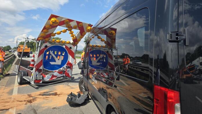 Unfall A60 Heidenfahrt