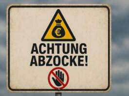 achtung abzocke