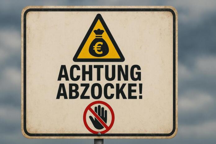 achtung abzocke