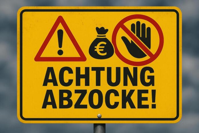 Achtung Abzocke